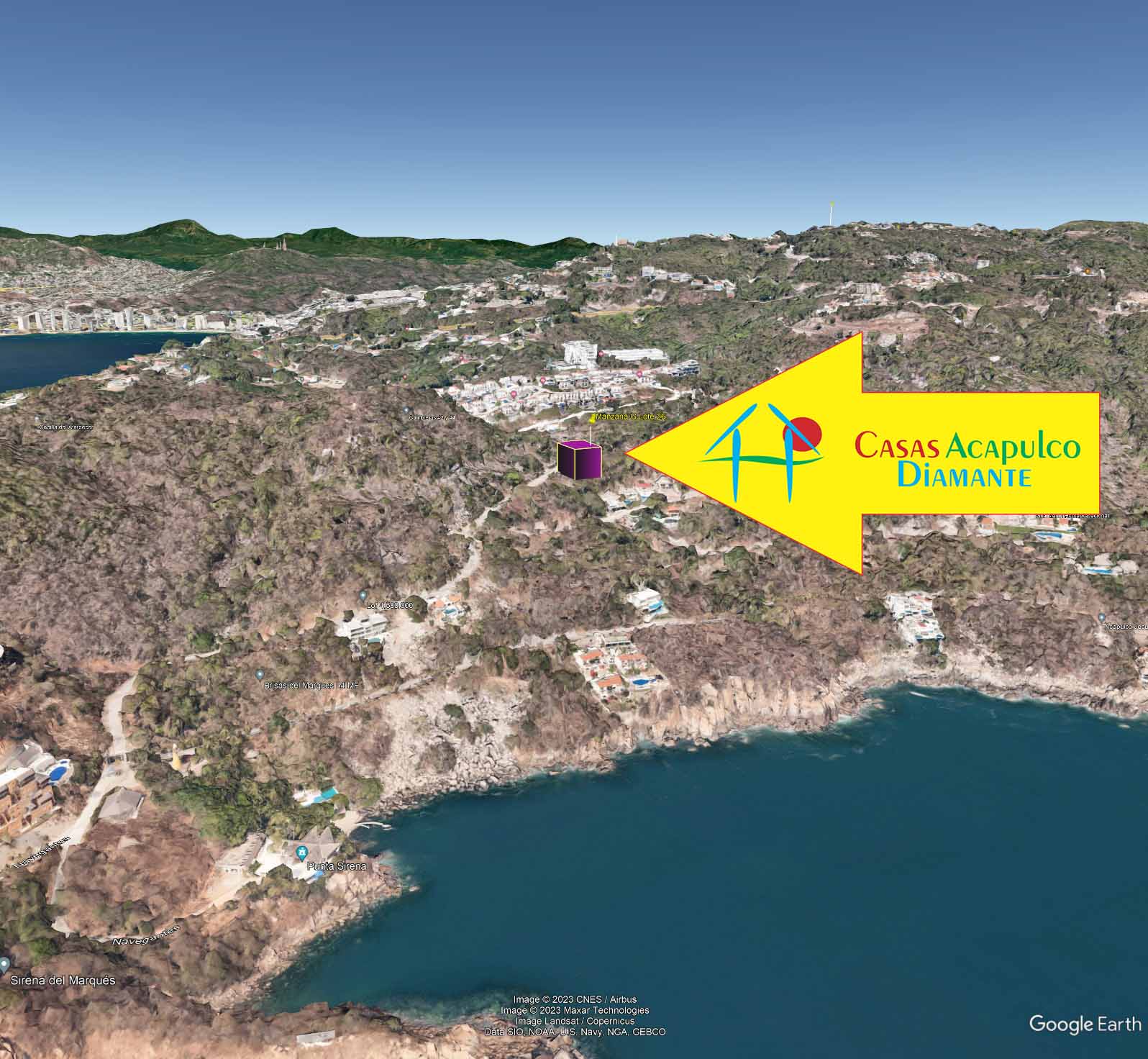 Terreno Brisas del Marqués Manzana G Lote 26  - Vista aérea 8